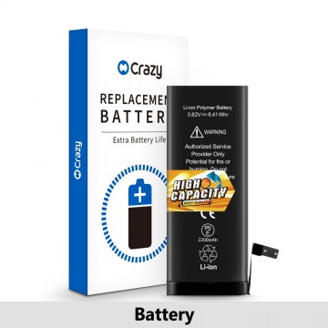 iPhone 6S Replacement Battery with Adhesive Strips 2200mAh (High Capacity+SinoWealth Solution)