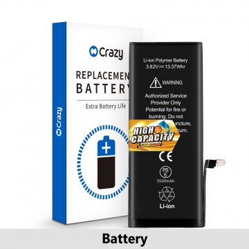 iPhone 6s Plus Replacement Battery with Adhesive Strips 3500mAh (High Capacity+SinoWealth Solution)