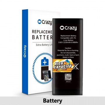 iPhone 7 Replacement Battery with Adhesive Strips 2220mAh (High Capacity + TI CHIP: 27546)