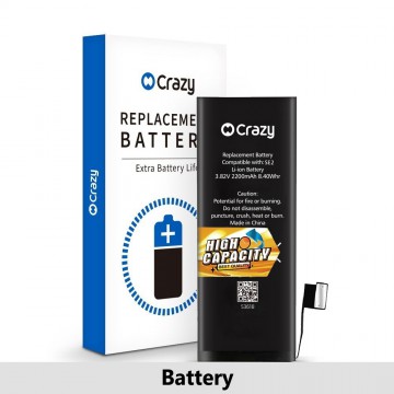 iPhone SE (2020) Replacement Battery with Adhesive Strips 2200mAh (High Capacity + TI CHIP: 27546)