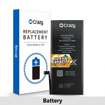 iPhone XR Replacement Battery with Adhesive Strips 3610mAh (High Capacity+SinoWealth Solution)