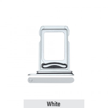Dual SIM Card Tray for iPhone 16e-White