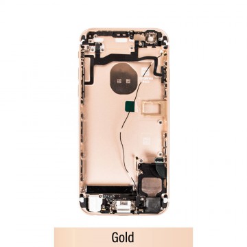 Rear Housing for iPhone 6S (with Small Parts)-Gold