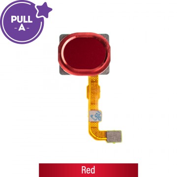 Fingerprint Reader with Flex Cable for Samsung Galaxy A20s A207F (PULL-A)-Red