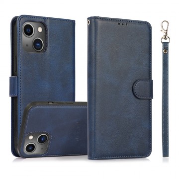 Magnetic Split PU Leather Flip Wallet Cover Case for iPhone 13 mini