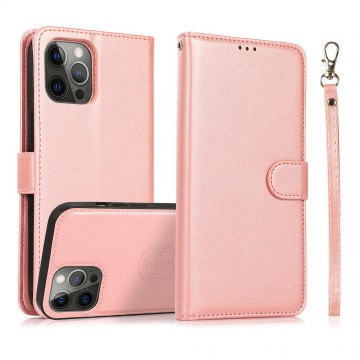 Magnetic Split PU Leather Flip Wallet Cover Case for iPhone 13 Pro Max