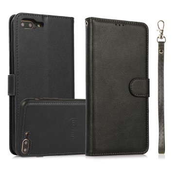 Magnetic Split PU Leather Flip Wallet Cover Case for iPhone 7 Plus / 8 Plus