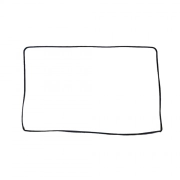 LCD Screen Display Frame Rubber Ring for MacBook Air 13" A1369 / A1466