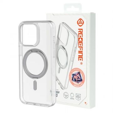 iPhone 15 REDEFINE 360° Rotation Stand Matte Case Cover With Magnetic Ring