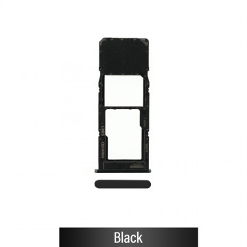 Single SIM Card Tray for Samsung Galaxy A04S A047-Black