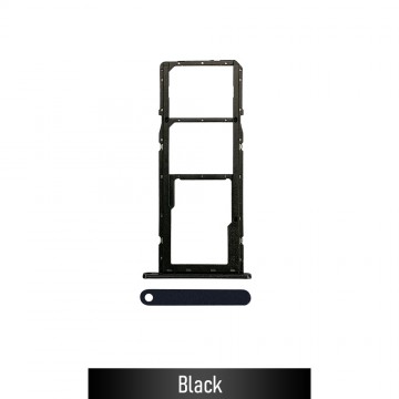 Dual SIM Card Tray for Samsung Galaxy A11-Black (Not for AU)