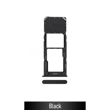 Single SIM Card Tray for Samsung Galaxy A12 A125F-Black