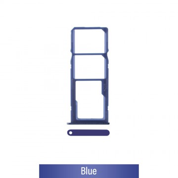Dual SIM Card Tray for Samsung Galaxy A20s A207F-Blue (Not for AU)