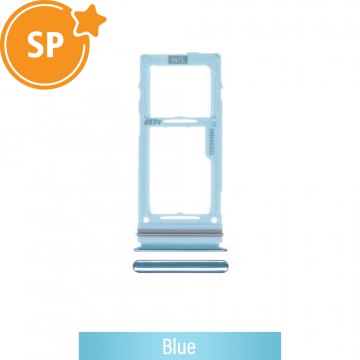 Dual SIM Card Tray for Samsung Galaxy A52 A525F / A52 5G A526B / A72 5G A726B GH98-46290B (Service Pack)-Blue