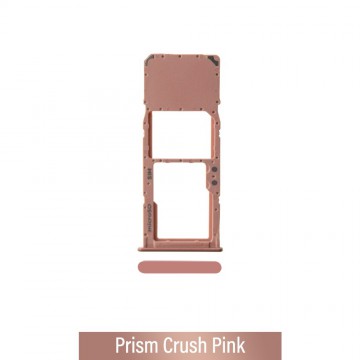 Single SIM Card Tray for Samsung Galaxy A71 A715F-Prism Crush Pink