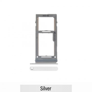 Single SIM Card Tray for Samsung Galaxy Note 9 N960F-Silver (Not for AU)