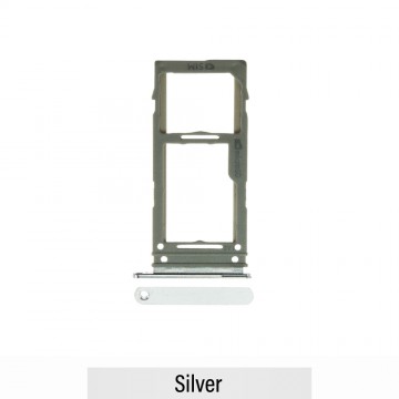 SIM Card Tray for Samsung Galaxy S10 G973F / S10 Plus G975F / S10E G970F-Silver