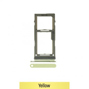 SIM Card Tray for Samsung Galaxy S10 G973F / S10 Plus G975F / S10E G970F-Yellow
