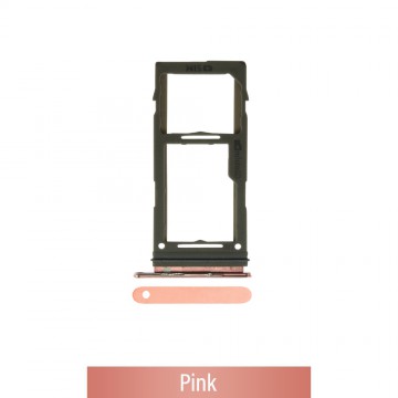SIM Card Tray for Samsung Galaxy S10 G973F / S10 Plus G975F / S10E G970F-Pink