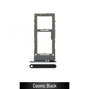Single SIM Card Tray for Samsung Galaxy S20 / S20 Plus / S20 Ultra-Cosmic Black