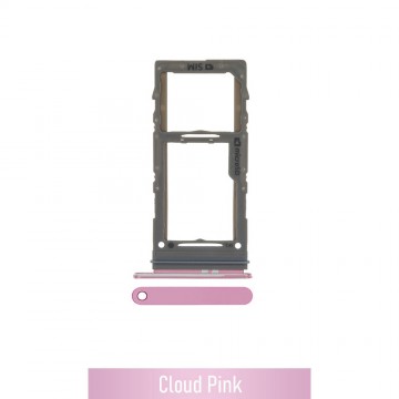 Single SIM Card Tray for Samsung Galaxy S20 / S20 Plus / S20 Ultra-Cloud Pink