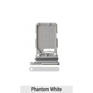 Single SIM Card Tray for Samsung Galaxy S21 5G G991-Phantom White