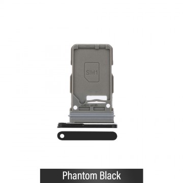 Single SIM Card Tray for Samsung Galaxy S21 Plus 5G G996-Phantom Black