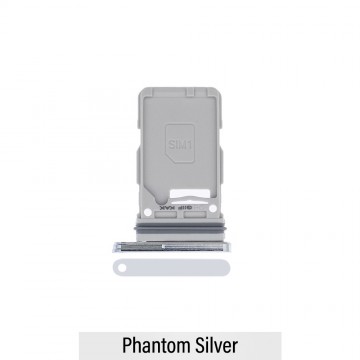 Single SIM Card Tray for Samsung Galaxy S21 Ultra 5G G998-Phantom Silver
