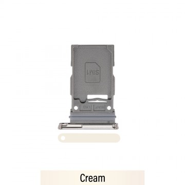 Single SIM Card Tray for Samsung Galaxy S23 S911B / S23 Plus S916B-Cream