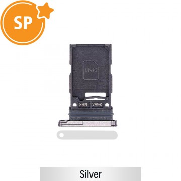 SIM Card Tray for Samsung Galaxy S23 FE GH98-48666B (Service Pack)-Silver