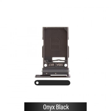 Single SIM Card Tray for Samsung Galaxy S24 S921B / S24 Plus S926B-Onyx Black