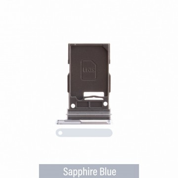 Single SIM Card Tray for Samsung Galaxy S24 S921B / S24 Plus S926B-Sapphire Blue