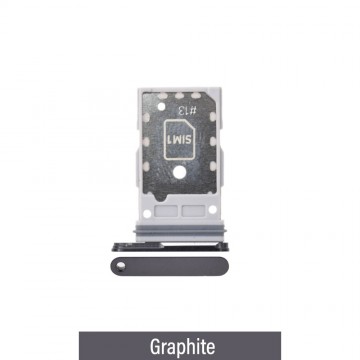 Dual SIM Card Tray for Samsung Galaxy S24 FE S721B -Graphite