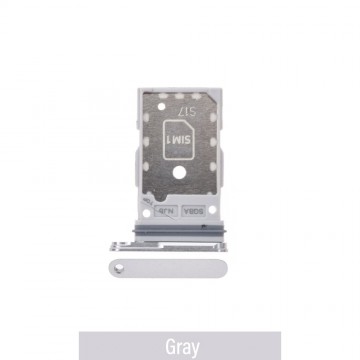 Dual SIM Card Tray for Samsung Galaxy S24 FE S721B -Gray