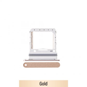 SIM Card Tray for Samsung Galaxy Z Flip F700F-Gold