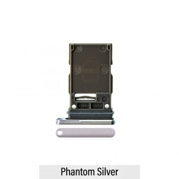 Single SIM Card Tray for Samsung Galaxy Z Fold 3 5G F926B-Phantom Silver