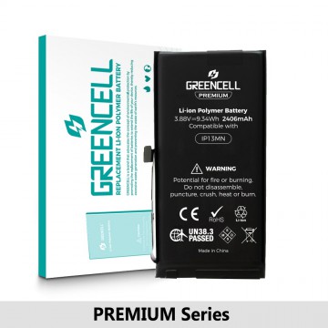 Greencell PREMIUM Series- iPhone 13 mini Replacement Battery with Adhesive Strips 2406mAh (Original Chip & Cell Best Quality in the Market)