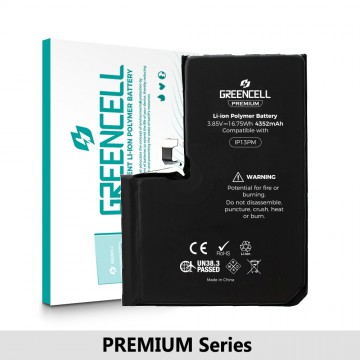 Greencell PREMIUM Series- iPhone 13 Pro Max Replacement Battery with Adhesive Strips 4352mAh (Original Chip & Cell Best Quality in the Market)