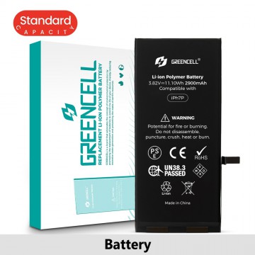 Greencell (Standard Capacity 2900mAh) iPhone 7 Plus Replacement Battery with Adhesive Strips