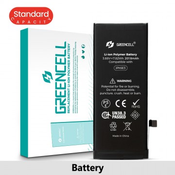 Greencell (Standard Capacity 2018mAh) iPhone SE (2022) Replacement Battery with Adhesive Strips
