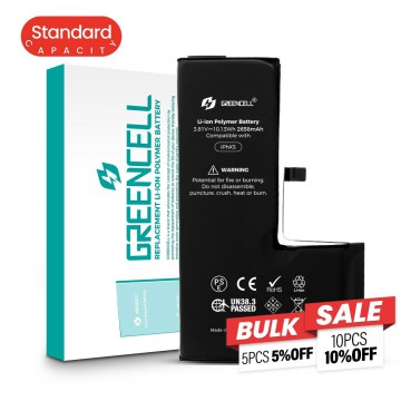 Greencell (2658mAh) iPhone XS Replacement Battery with Adhesive Strips (Original chip best quality in the market )