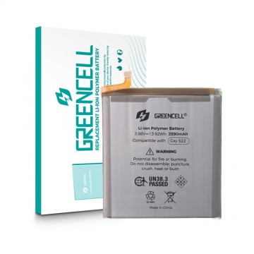 Greencell Samsung Galaxy S22 S901B Replacement Battery with Adhesive Strips 3950mAh
