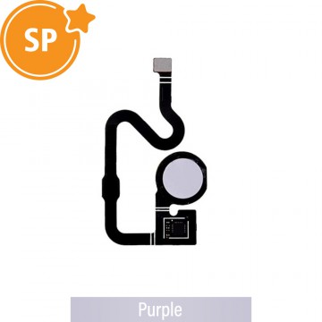 Fingerprint Reader with Flex Cable for Google Pixel 3a (Service Pack)-Purple