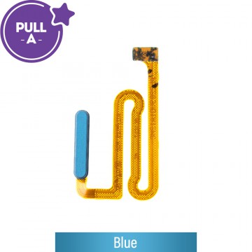 Power & Fingerprint Reader Flex Cable for Samsung Galaxy A12 A125F / A12 Nacho A127F (PULL-A)-Blue
