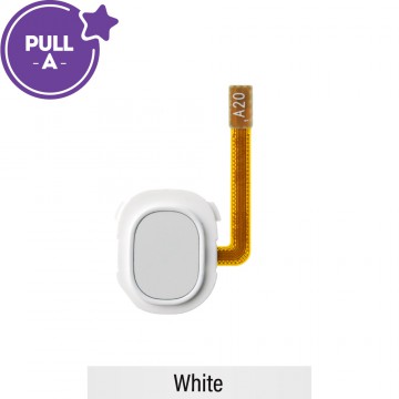 Fingerprint Reader with Flex Cable for Samsung Galaxy A20e A202F (PULL-A)-White