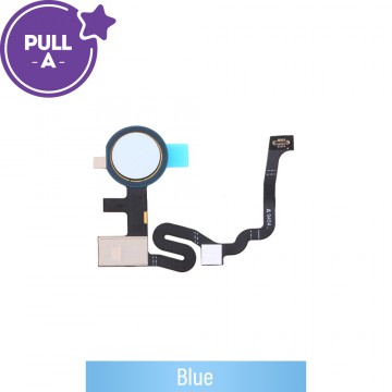 Fingerprint Reader with Flex Cable for Google Pixel 4a / 4a 5G (PULL-A)-Blue