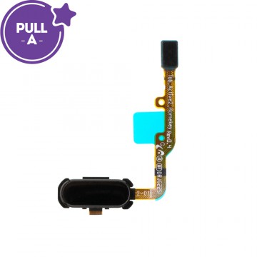 Home button with Flex Cable for Samsung Galaxy Tab Active 2 T390 / T395 (PULL-A)-Black