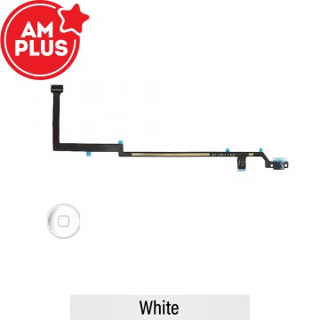 AMPLUS Home button with Flex Cable for iPad Air 1-White