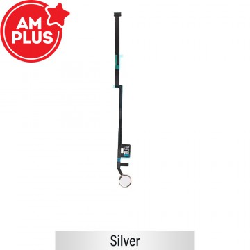 AMPLUS Home button with Flex Cable for iPad 10.2 (2019) / (2020) / (2021)-Silver