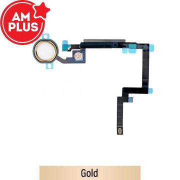 AMPLUS Home button with Flex Cable for Apple iPad Mini 3-Gold